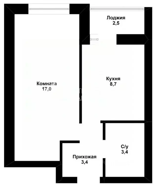 1-к кв. Тюменская область, Тюмень ул. Ветеранов Труда, 9Ак3 (33.7 м) - Фото 1