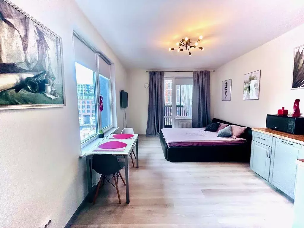 Студия Санкт-Петербург Уральская ул., 21 (28.0 м) - Фото 1