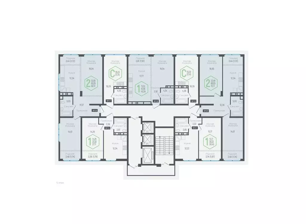 Квартира-студия: Краснодар, Обрывная улица, 132/1к1 (22.8 м) - Фото 1