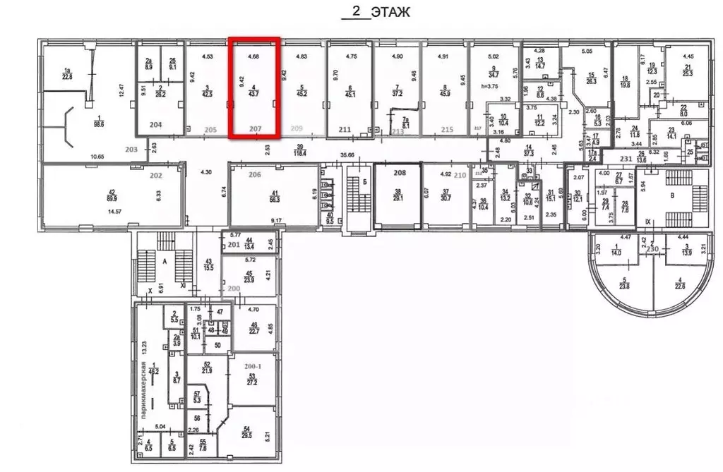 Офис в Москва ул. Ленинская Слобода, 17 (44 м) - Фото 2