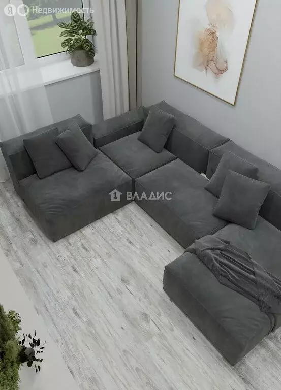 2-комнатная квартира: село Чигири, Европейская улица, 13 (72 м) - Фото 2