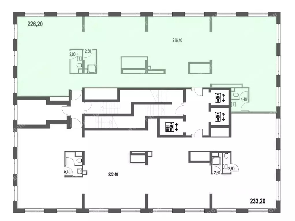 Офис в Москва Афи Парк Воронцовский жилой комплекс, 6 (226 м) - Фото 2