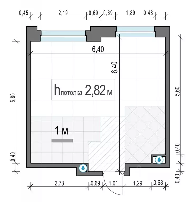 1-к кв. Московская область, Мытищи Белый Grad жилой комплекс, 12.1 ... - Фото 1
