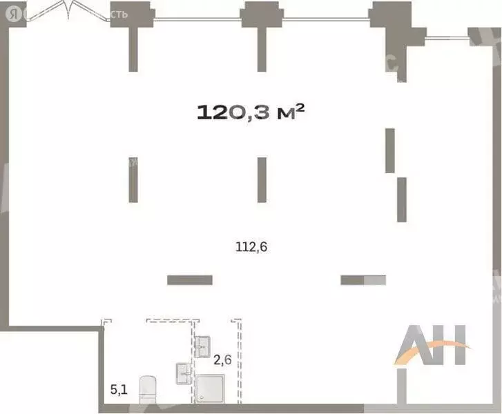 Помещение свободного назначения (120 м) - Фото 2