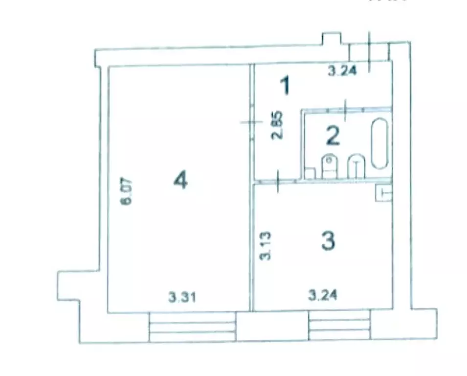 Продаётся 1-к квартира, 39.1 м - Фото 1