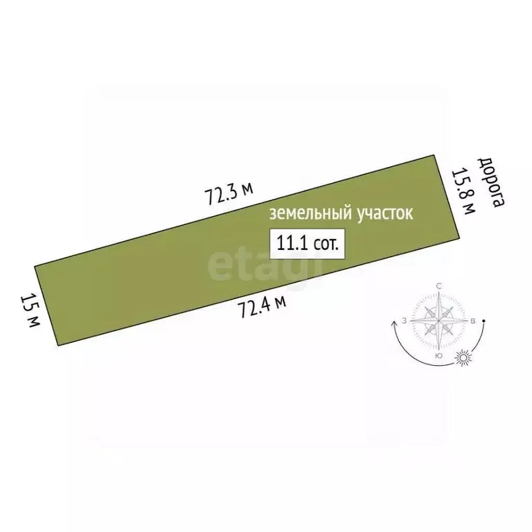 Участок в Нижегородская область, Выкса городской округ, д. Змейка ул. ... - Фото 2