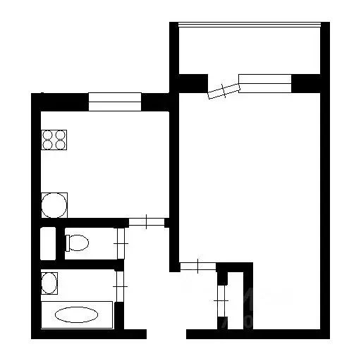 1-к кв. Башкортостан, Дюртюли ул. Фаузи Зайлалова, 16 (36.0 м) - Фото 2