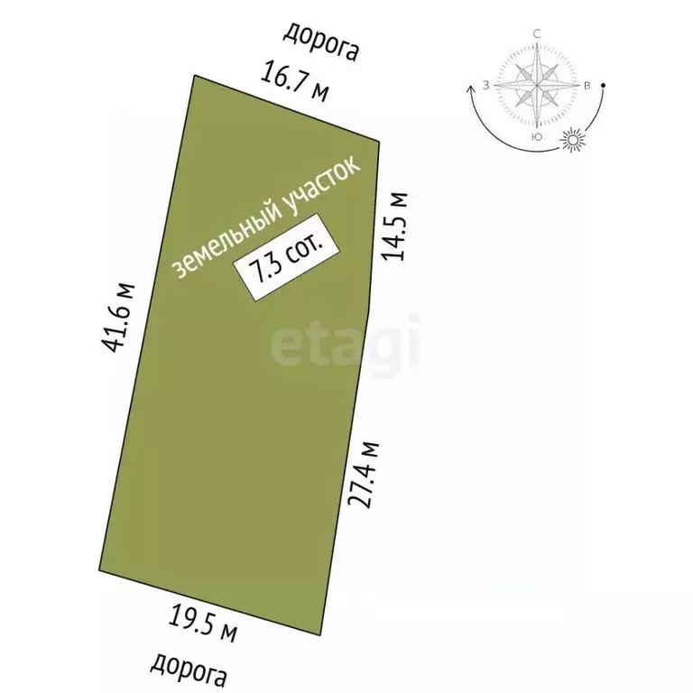 Участок в Крым, Керчь ул. 2-я Нагорная (7.31 сот.) - Фото 2