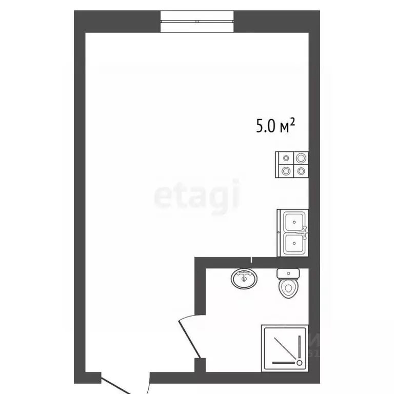 Студия Ямало-Ненецкий АО, Новый Уренгой Лимбяяха мкр, Надежда мкр, 17 ... - Фото 2
