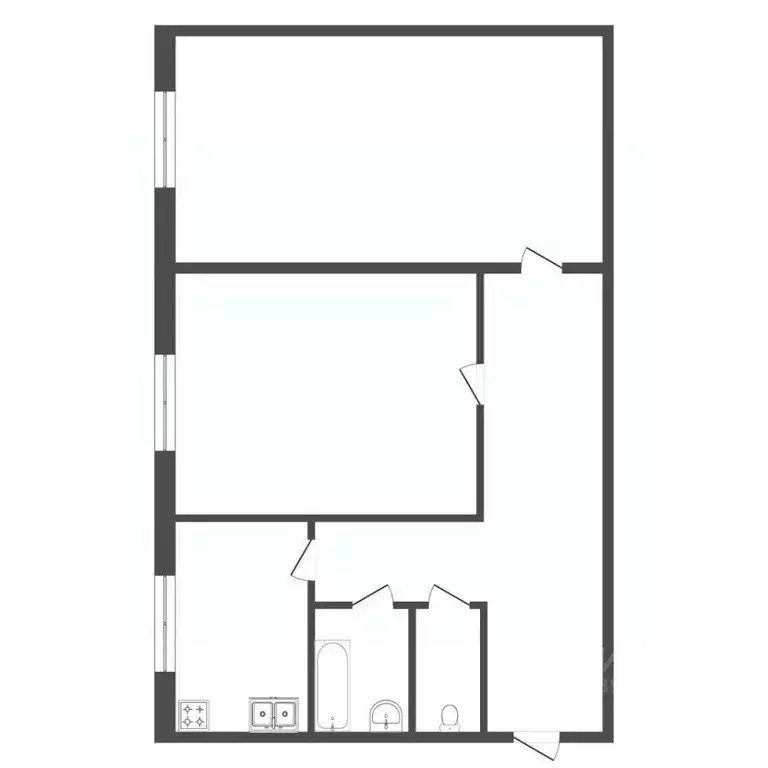 2-к кв. Тюменская область, Тюмень Тарманы мкр, ул. Игримская, 18 (49.4 ... - Фото 2