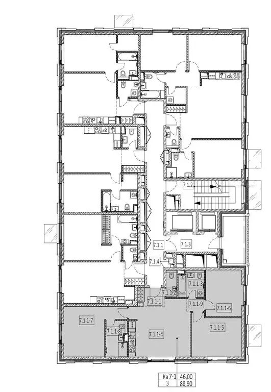 3-комнатная квартира: Москва, Волоколамское шоссе, 95/2к8 (88.7 м) - Фото 1