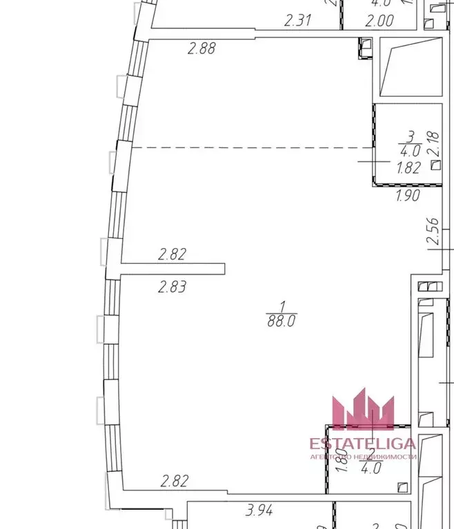 3-комнатная квартира: Москва, улица Лобачевского, 120к1 (96 м) - Фото 0