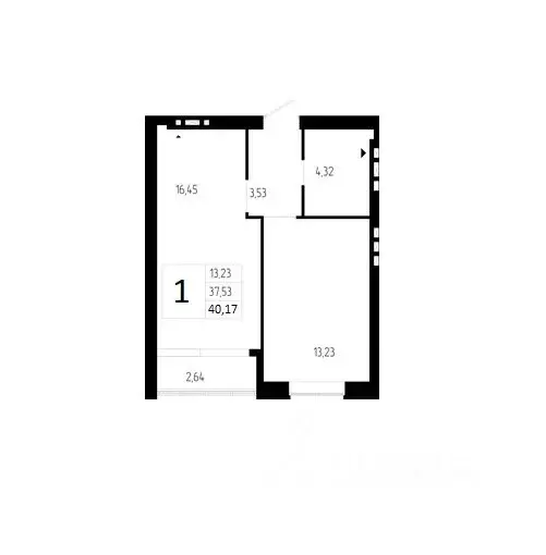 1-к кв. Волгоградская область, Волгоград бул. 30-летия Победы, 19В ... - Фото 1