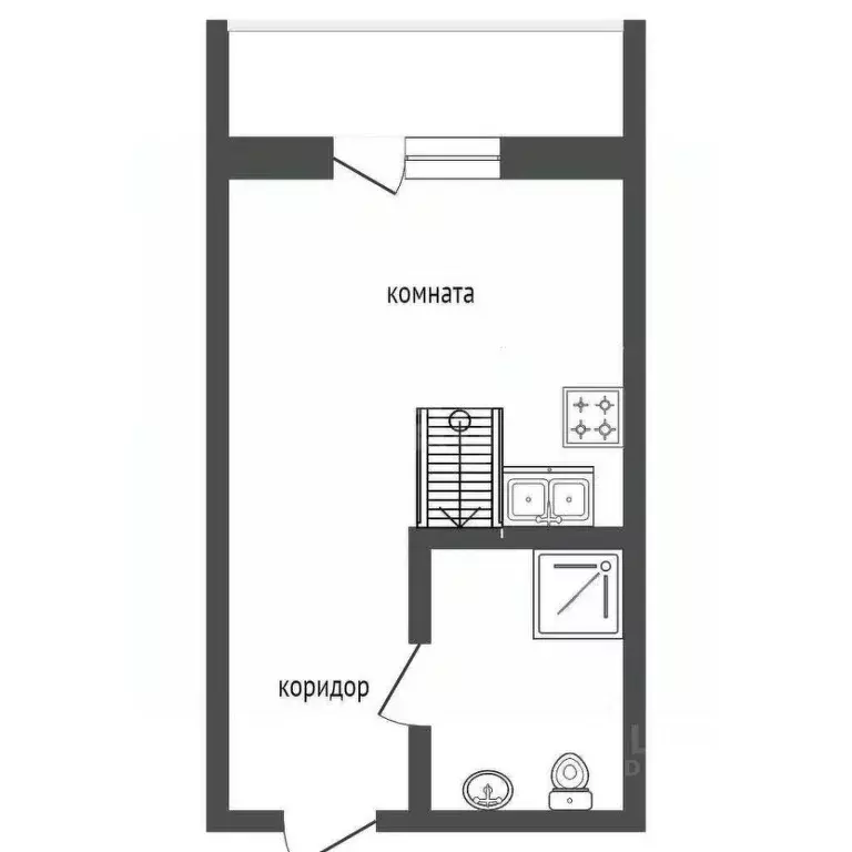 Студия Краснодарский край, Анапа ш. Симферопольское, 56 (20.0 м) - Фото 1