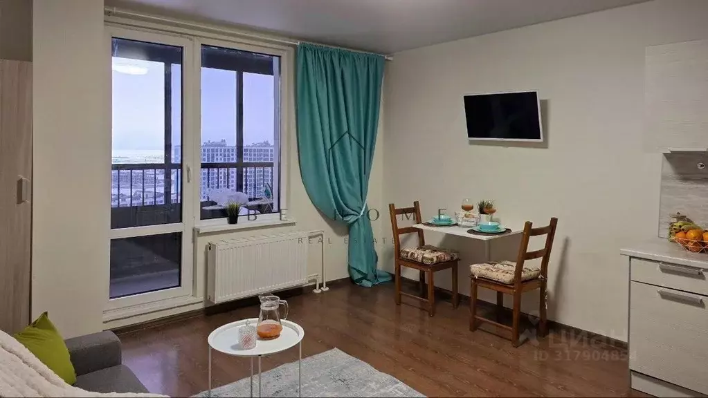 Студия Санкт-Петербург бул. Александра Грина, 1 (32.8 м) - Фото 0