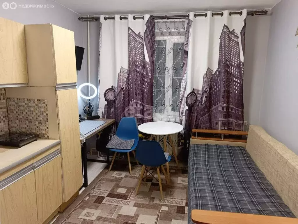Квартира-студия: Челябинск, Комсомольский проспект, 134 (17 м) - Фото 0