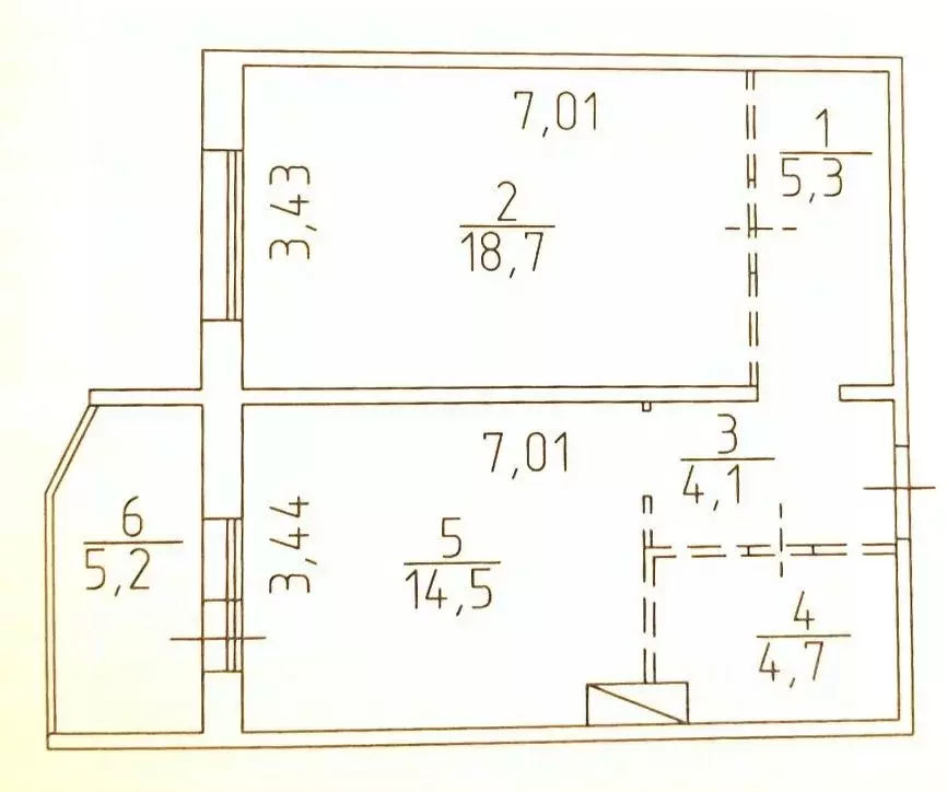1-к кв. Тверская область, Тверь ул. Склизкова, 116к3 (47.3 м) - Фото 1