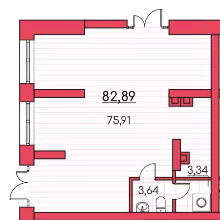 Помещение свободного назначения в Курганская область, Курган Заозерный ... - Фото 2