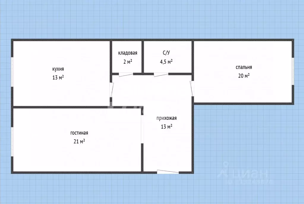 2-к кв. Дагестан, Махачкала ул. Лаптиева, 20А (74.0 м) - Фото 2