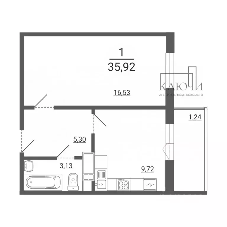 1-к кв. Челябинская область, Магнитогорск ул. 50-летия Магнитки, 29 ... - Фото 2