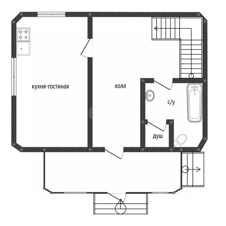 Дом в Башкортостан, Уфа № 39 ОСТ ОАО УМПО КС, 331 (100 м) - Фото 2