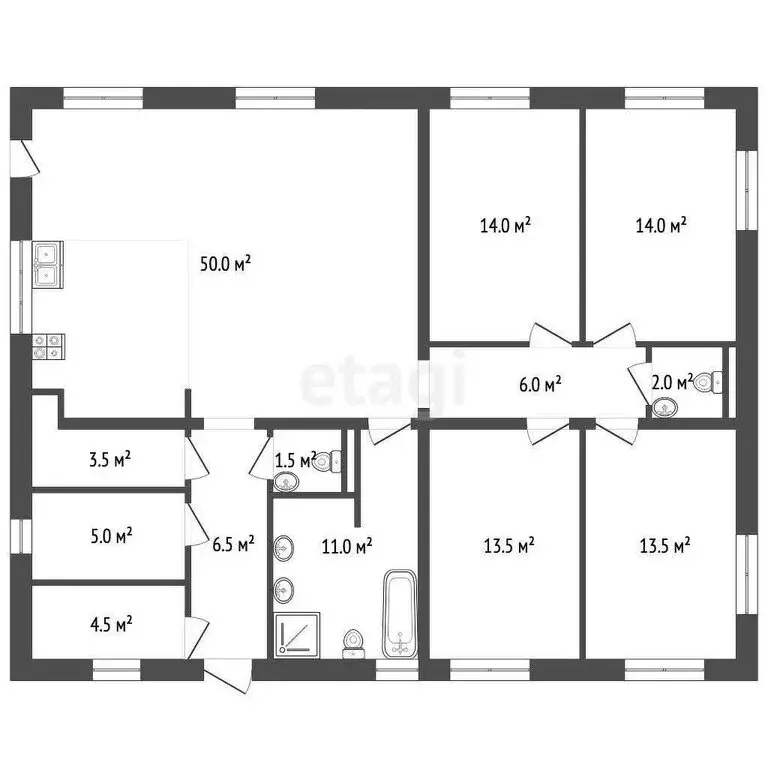 Дом в Некрасовское, улица Некрасова (145 м) - Фото 1