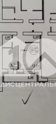 1-к. квартира, 37 м, 1/14 эт. - Фото 0