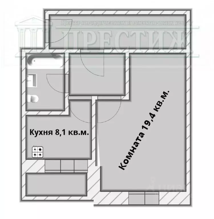 1-к кв. Ивановская область, Шуя Афанасьева мкр, 11 (44.5 м) - Фото 1