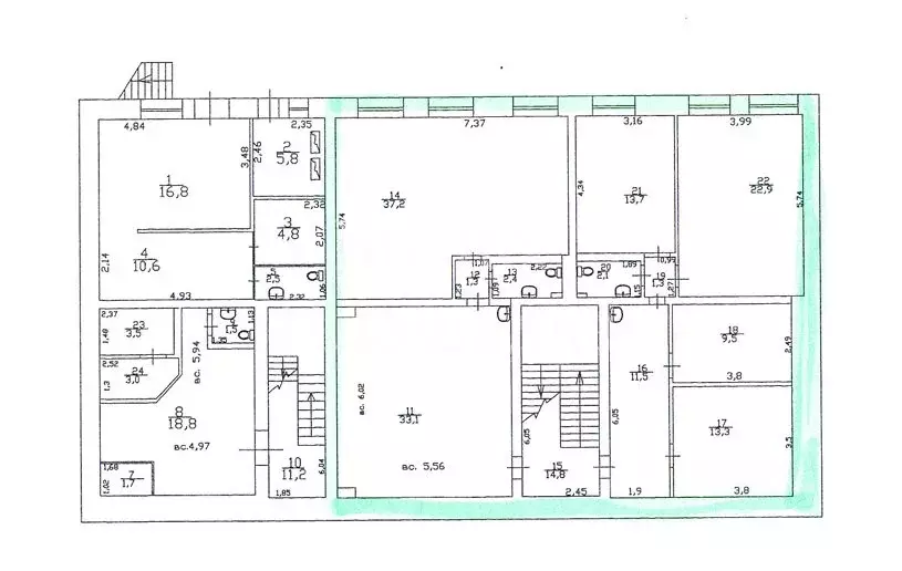 Офис в Ульяновская область, Ульяновск ул. Федерации, 50 (148 м) - Фото 2