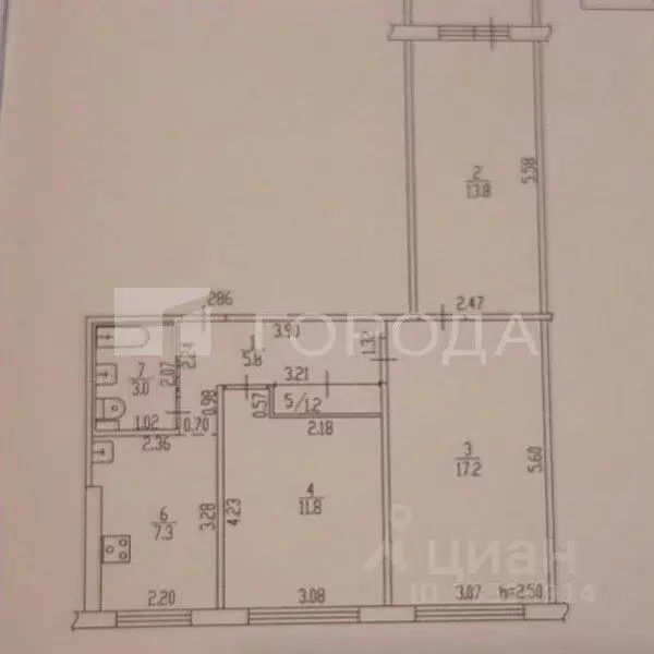 3-к кв. Алтайский край, Рубцовск Комсомольская ул., 113 (78.0 м) - Фото 2