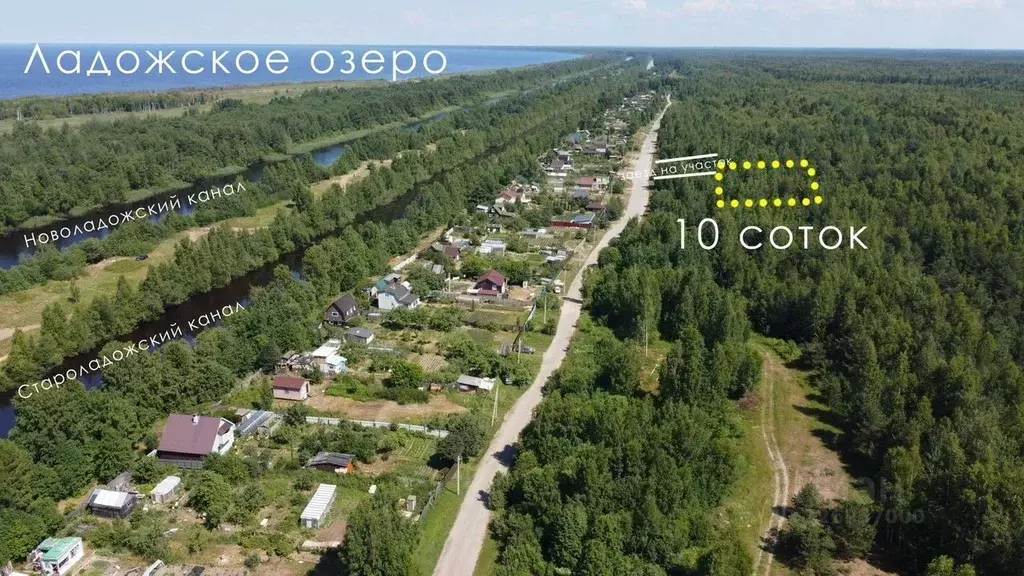 Участок в Ленинградская область, Сясьстрой Волховский район,  (10.0 ... - Фото 1