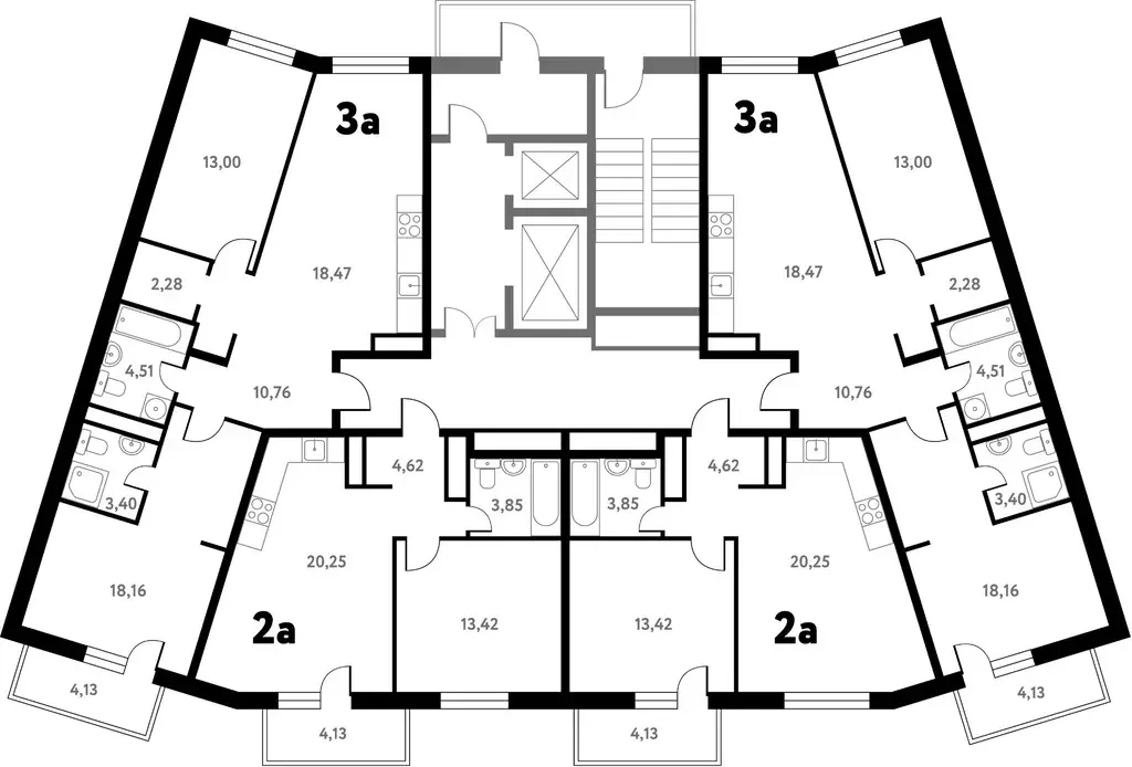 3-к кв. Московская область, Пушкино Мамонтовка мкр, Школьная ул., 28А ... - Фото 2