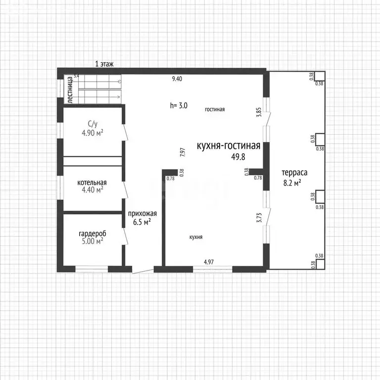 Дом в Краснодар, Архангельская улица, 48 (140 м) - Фото 1