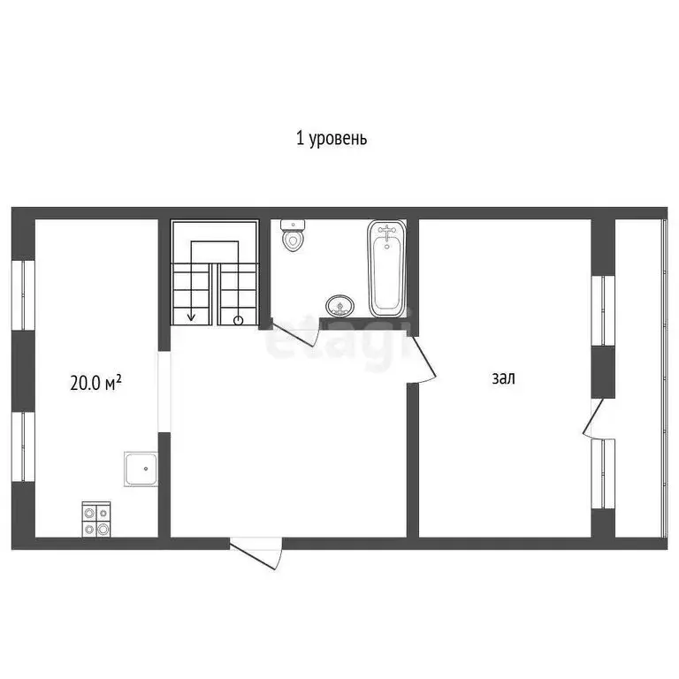 5-комнатная квартира: Томск, улица Розы Люксембург, 103 (119.4 м) - Фото 2