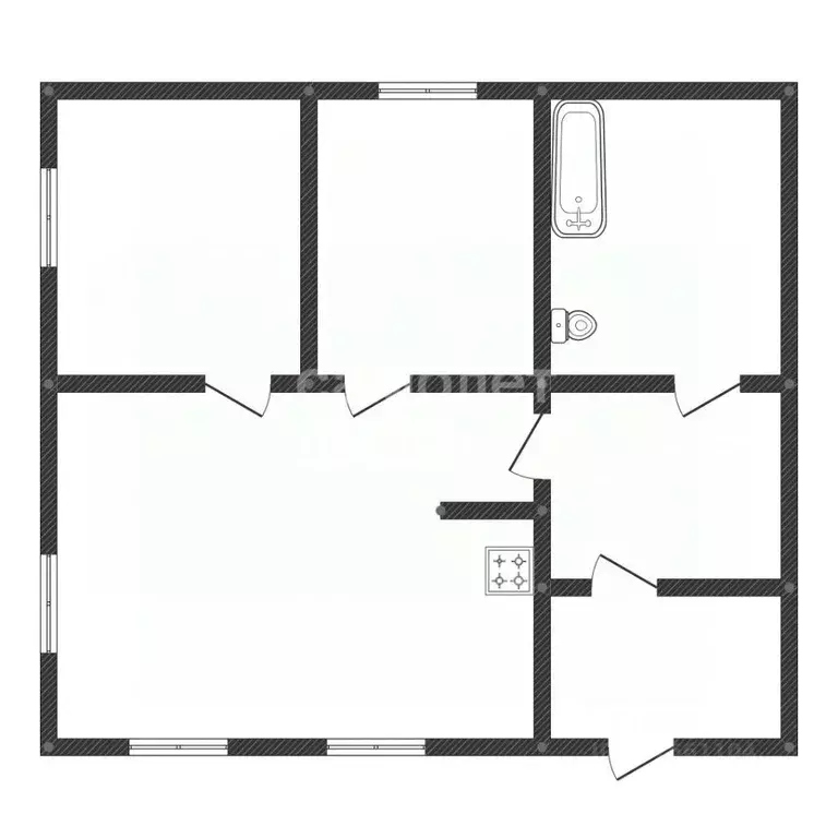 Дом в Липецкая область, Липецкий муниципальный округ, с. Введенка ул. ... - Фото 2