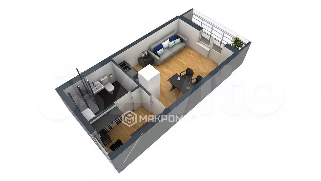 Квартира-студия, 21 м, 15/16 эт. - Фото 0