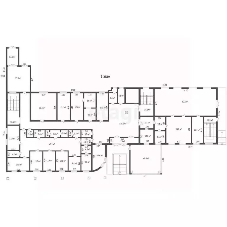 Склад в Крым, Ленино пгт ул. Курчатова, 1Г (2907 м) - Фото 1