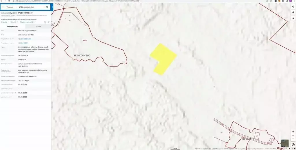 Участок в Ленинградская область, Сланцевский район, Новосельское ... - Фото 2