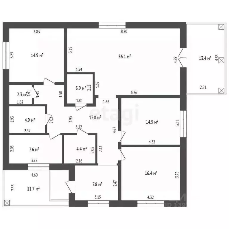 Дом в Тюменская область, Тюмень Медик СНТ, ул. Лесная (162 м) - Фото 2
