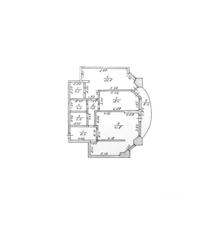 3-к кв. Крым, Ялта ул. Свердлова, 13/2 (135.0 м) - Фото 1
