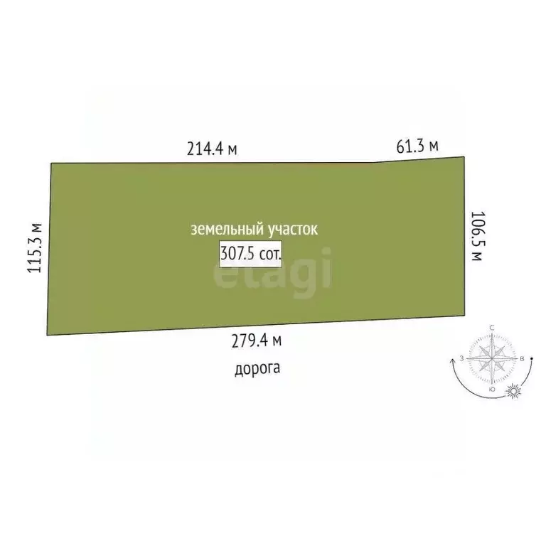 Участок в Московская область, Подольск Домодедовское ш. (307.48 сот.) - Фото 0