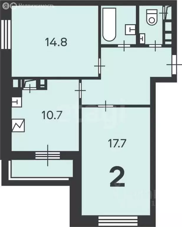 2-комнатная квартира: Москва, Дмитровское шоссе, 55 (32.5 м) - Фото 0