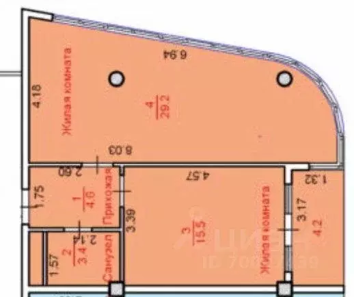 2-к кв. Севастополь ш. Фиолентовское, 134к2 (54.6 м) - Фото 0