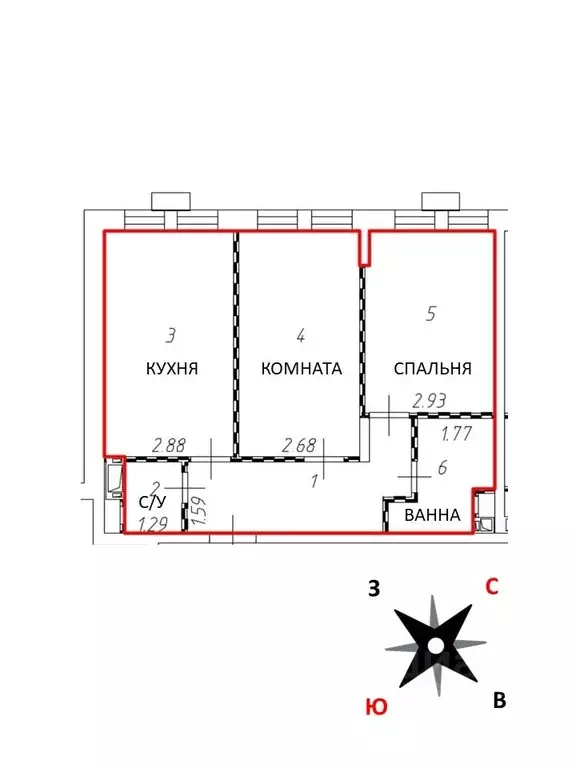2-к кв. Москва Десеновское поселение, ул. 3-я Нововатутинская, 15к1 ... - Фото 2