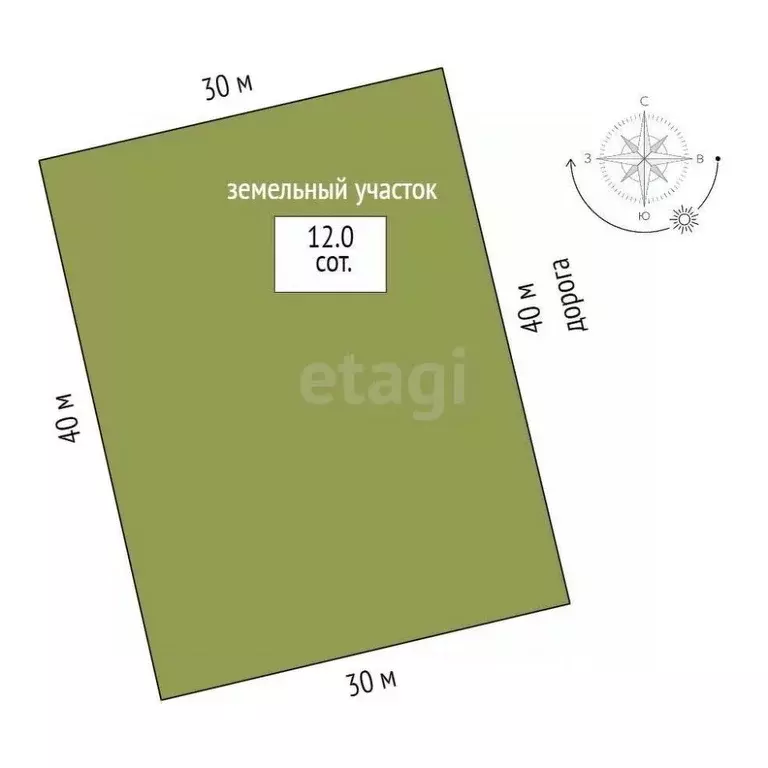 Участок в Тюменская область, Тюмень Лето-Парк кп, 168 (12.0 сот.) - Фото 1