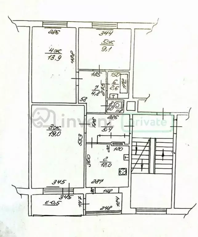 3-к кв. Калининградская область, Калининград Зеленая ул., 50 (70.0 м) - Фото 1