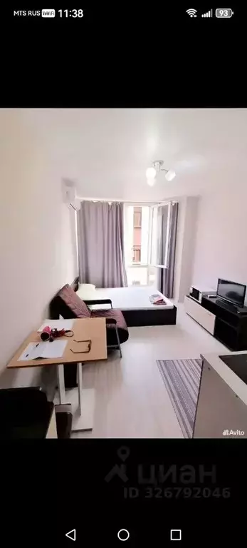 Студия Краснодарский край, Сочи Адлер жилрайон, ул. Чкалова, 13 (20.0 ... - Фото 1