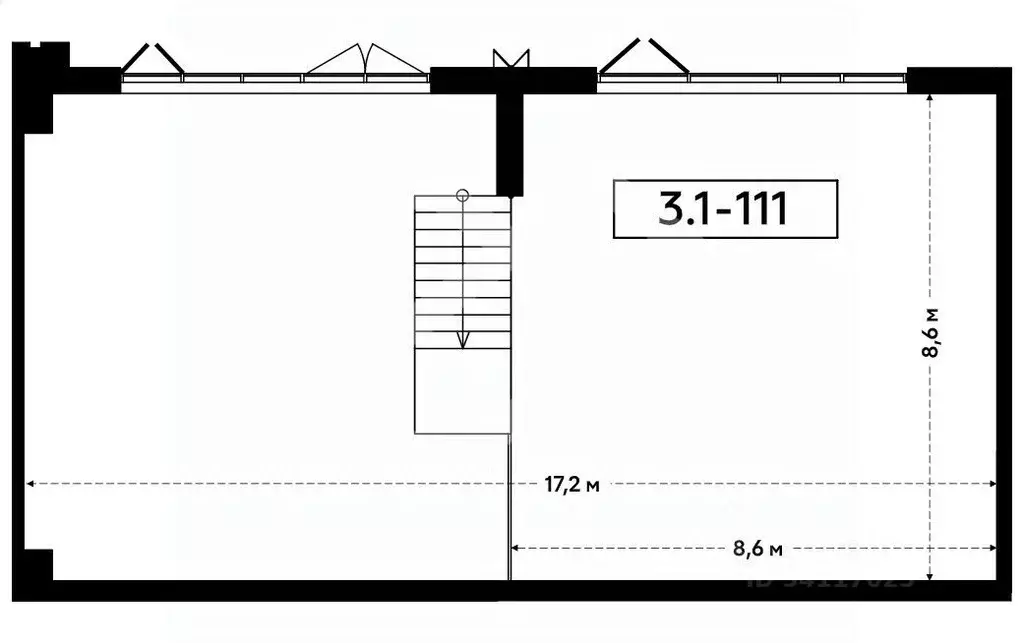 Помещение свободного назначения в Москва БК Прокшино тер., 3 (147 м) - Фото 2
