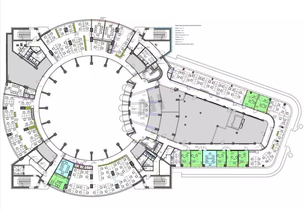 Офис в Москва Тестовская ул., 8 (1920 м) - Фото 2
