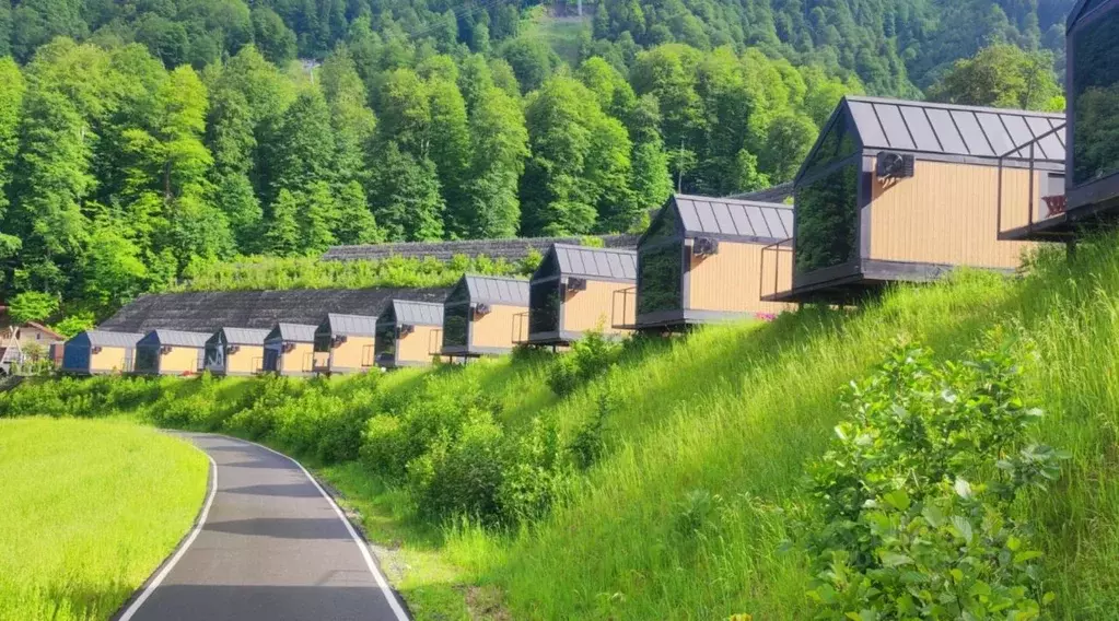 Дом в Краснодарский край, Сочи Красная Поляна пгт, ул. ГЭС, 41 (56 м) - Фото 1